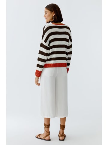 Oui Trui bruin/wit/bruinrood