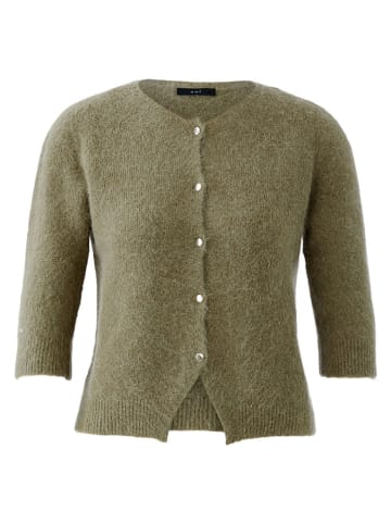 Oui Cardigan in Khaki