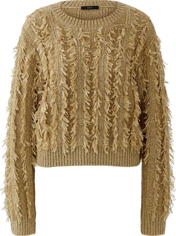 Oui Pullover in Hellbraun