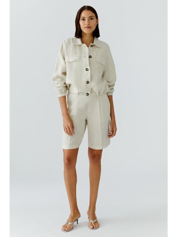 Oui Linnen blouson crème
