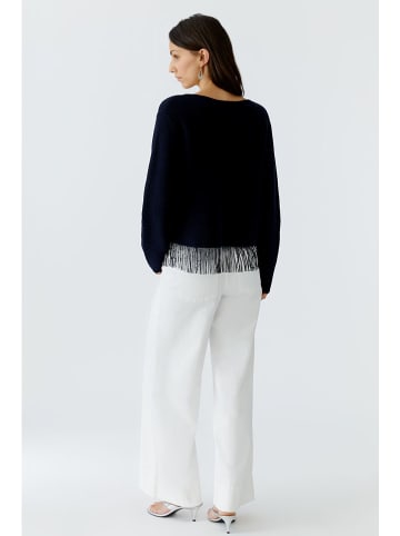 Oui Pullover in Dunkelblau