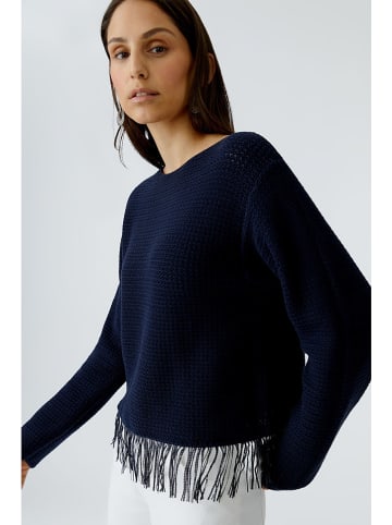 Oui Pullover in Dunkelblau