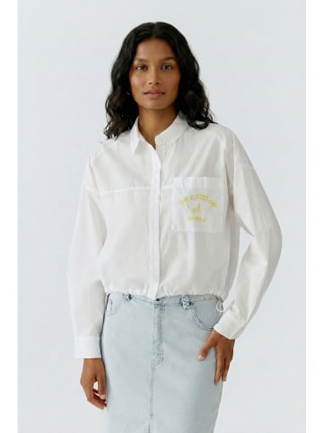 Oui Bluse in Weiß