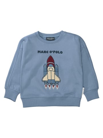 Marc O'Polo Junior Bluza w kolorze błękitnym