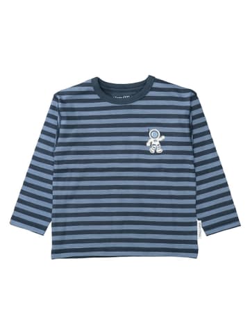 Marc O'Polo Junior Longsleeve lichtblauw/donkerblauw