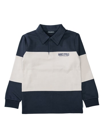 Marc O'Polo Junior Koszulka polo w kolorze granatowo-kremowym