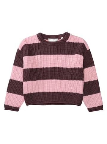 Marc O'Polo Junior Pullover in Braun/ Rosa