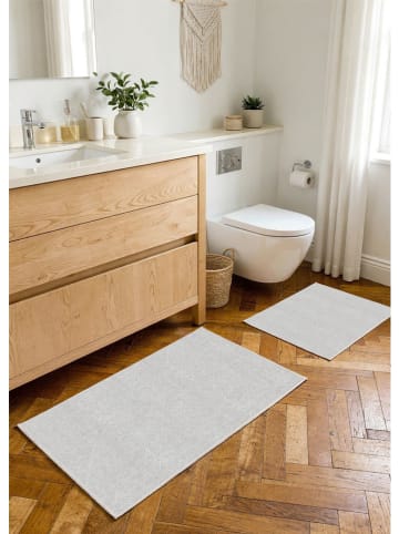 BELLA MAISON 2er-Set: Badematten ''Clarisse'' in Grau