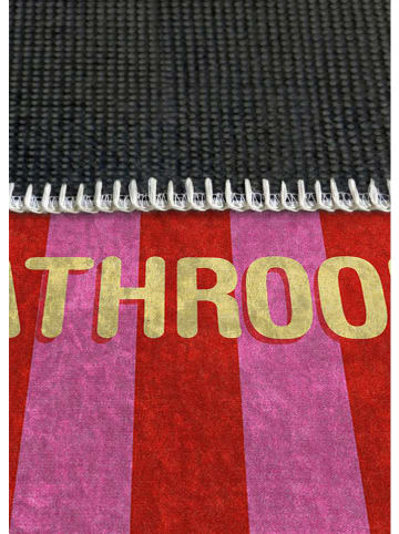 BELLA MAISON 2-delige set: badmatten ''Dune'' rood/roze