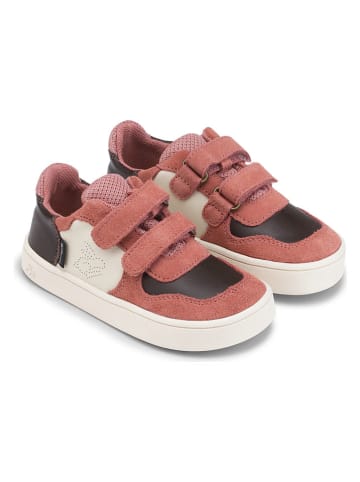 Bundgaard Leder-Sneakers "Corey" in Rot/ Schwarz