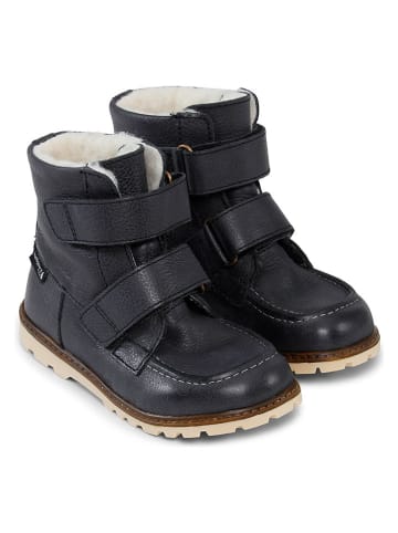 Bundgaard Leder-Winterstiefel "Terry" in Schwarz