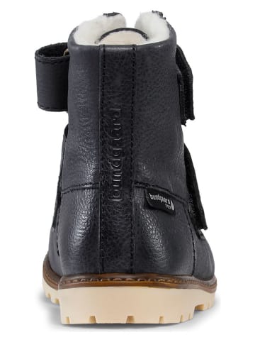 Bundgaard Leder-Winterstiefel "Terry" in Schwarz