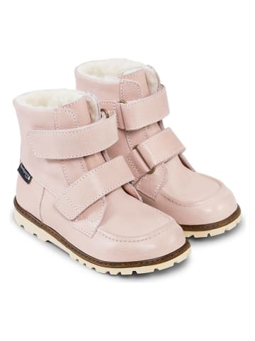 Bundgaard Leder-Winterstiefel "Terry" in Rosa