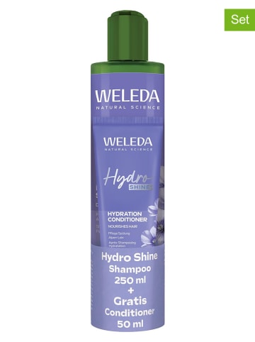 Weleda 2x 2tlg. Haarfplege-Set "Hydro Shine"