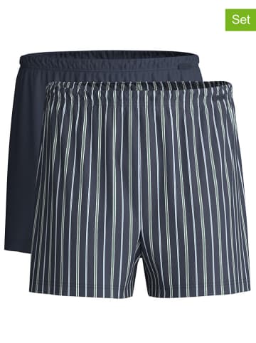 Calida 2er-Set: Boxershorts in Dunkelblau