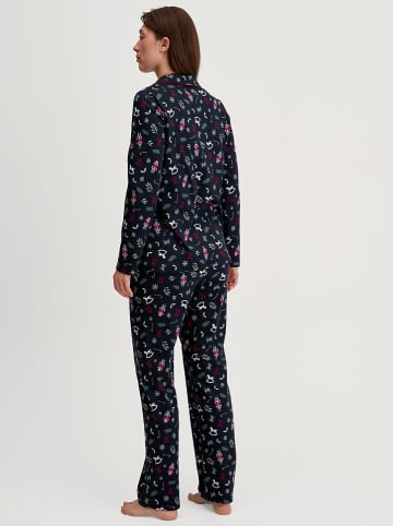 Calida Pyjama in Dunkelblau