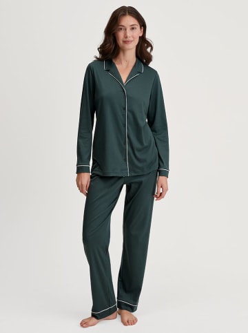 Calida Pyjama in Grün