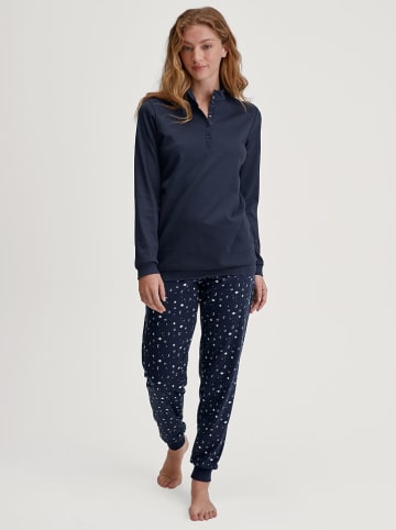 Calida Pyjama in Dunkelblau