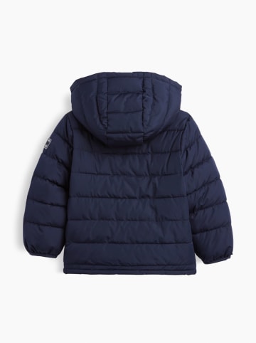 GAP Doorgestikte jas donkerblauw
