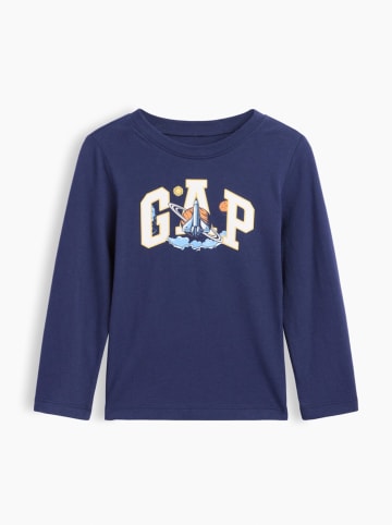 Longsleeve in Dunkelblau