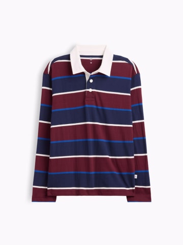 GAP Koszulka polo w kolorze granatowo-bordowym