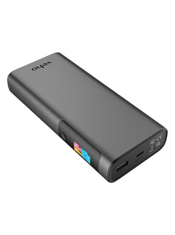 Veho Powerbank ''Pebble PQ21'' in Schwarz - 20.000 mAh
