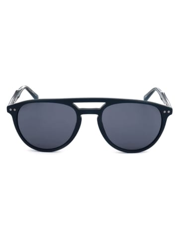 Levi's Męskie okulary przeciwsłoneczne w kolorze czarno-granatowym