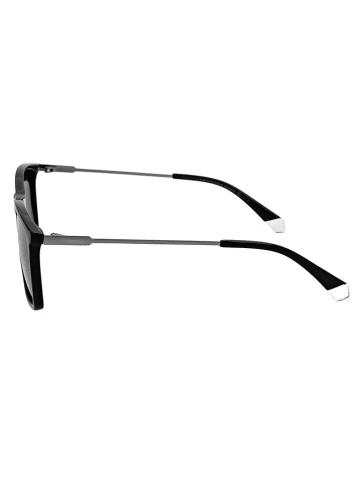 Polaroid Męskie okulary przeciwsłoneczne w kolorze czarnym