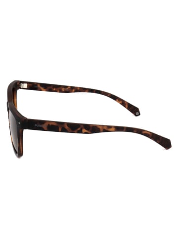 Polaroid Okulary przeciwsłoneczne unisex w kolorze brązowo-jasnobrązowym