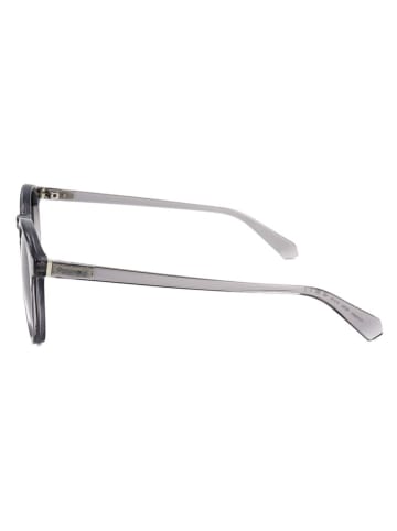 Polaroid Okulary przeciwsłoneczne unisex w kolorze szaro-granatowym