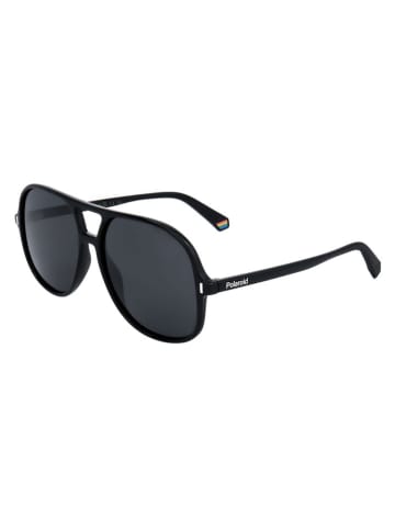 Polaroid Unisex-Sonnenbrille in Schwarz