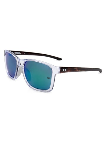 Under Armour Herren-Sonnenbrille in Transparent/ Grün