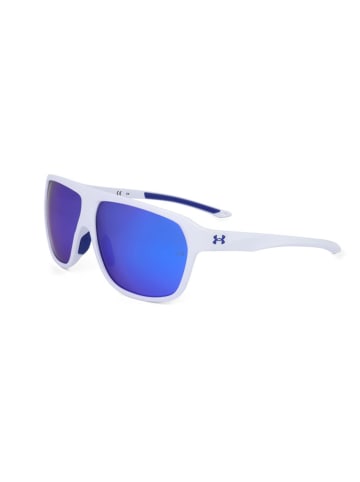 Under Armour Okulary przeciwsłoneczne unisex w kolorze biało-niebieskim