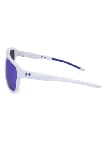 Under Armour Unisex-Sonnenbrille in Weiß/ Blau