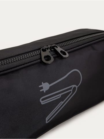 Homla Glätteisen-Schutzhülle "Nubelle" in Schwarz - (L)37 x (B)12 cm