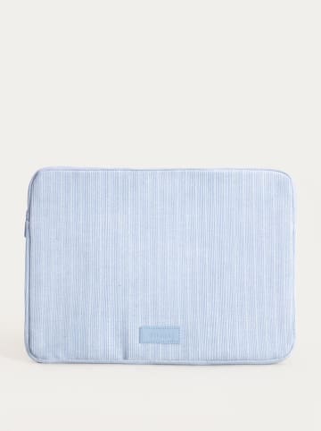 Homla Laptophülle "Zafira" in Hellblau - (L)36,5 x (B)26,5 cm