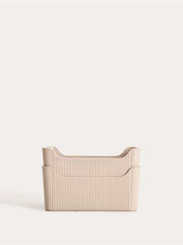 Homla 2er-Set: Organizer "Diall" in Beige - (B)24 x (H)10 cm