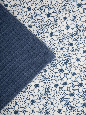 2er-Set: Geschirrtücher ''Salado'' in Blau/ Weiß - (L)65 x (B)45 cm