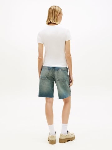 TOMMY JEANS Koszulka w kolorze białym