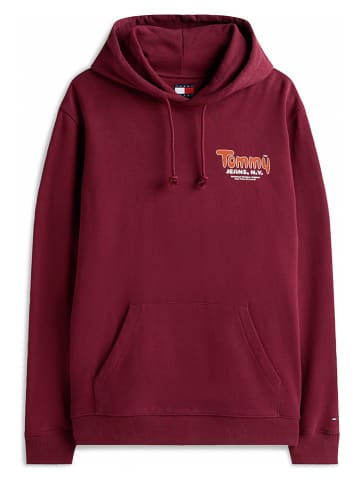 TOMMY JEANS Hoodie in Rot