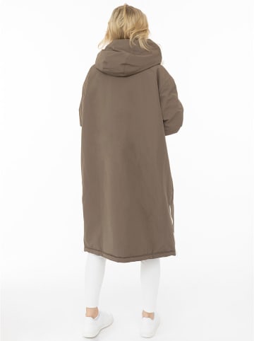 Zwillingsherz Parka in Hellbraun