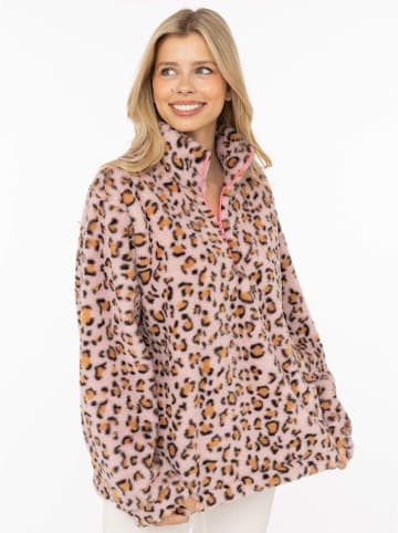Zwillingsherz Bluza polarowa "Leo" w kolorze jasnoróżowym