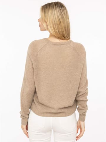 Zwillingsherz Trui "Blogger" beige