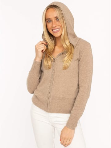 Zwillingsherz Cardigan in Beige
