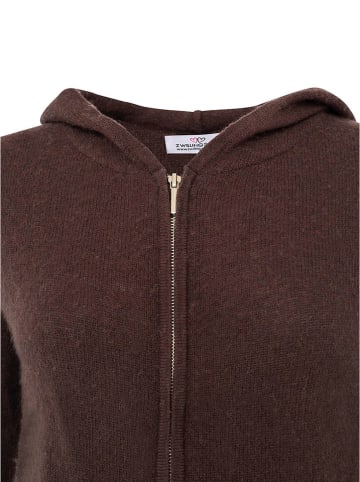 Zwillingsherz Vest bruin
