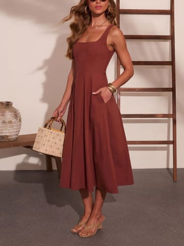 Milan Kiss Kleid in Braun