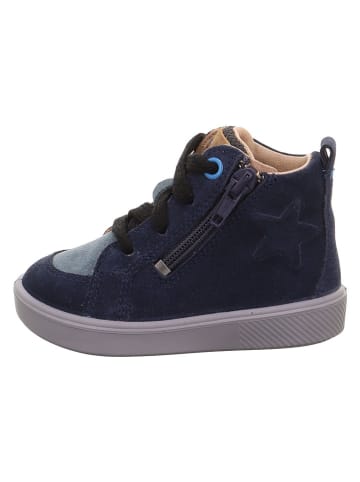 superfit Leder-Sneakers in Dunkelblau