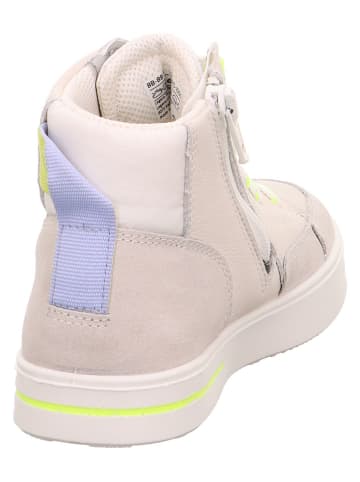 superfit Leren sneakers wit/geel