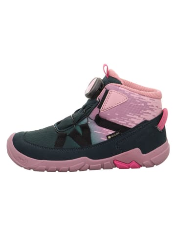 superfit Boots in Grün/ Rosa