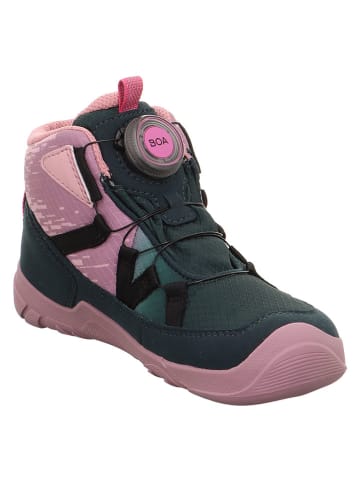 superfit Boots in Grün/ Rosa